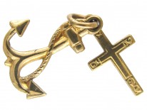 9ct Gold Faith & Charity Charm