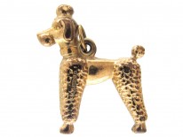 9ct Gold Poodle Dog Charm