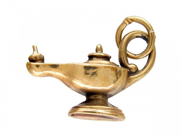 9ct Gold Genie's Lamp Charm