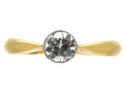 Edwardian Single Stone Diamond Ring