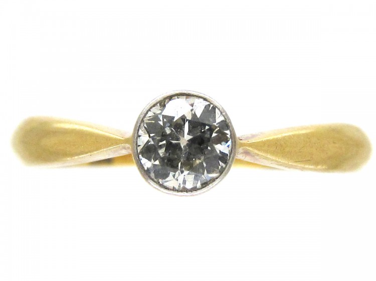 Edwardian Single Stone Diamond Ring
