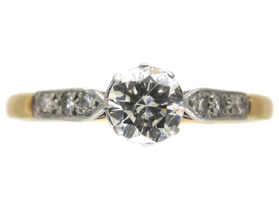 Art Deco Diamond Solitaire Ring