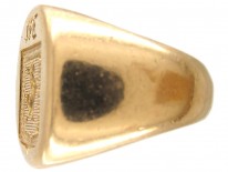 18ct Gold Victorian Intaglio Signet Ring of a Rearing Horse