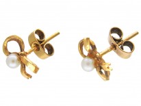 9ct Gold Bow Earrings