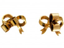 9ct Gold Bow Earrings