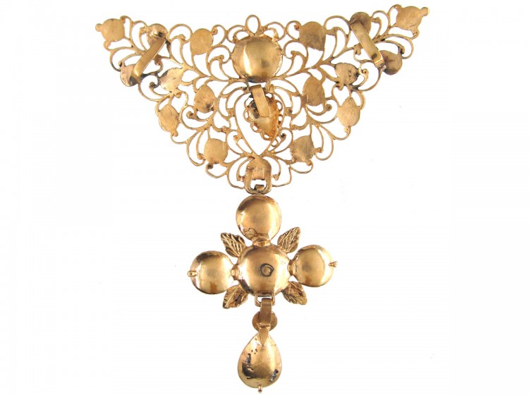 Early 18th Century Spanish Diamond & Gold Pendant