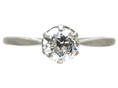 Art Deco Diamond Solitaire Ring