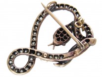 Victorian Diamond Snake Brooch