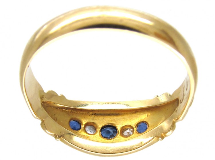 Victorian Sapphire & Diamond Ring