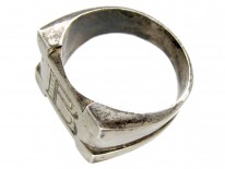Silver B Ring
