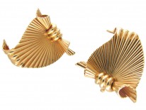Cartier 14ct Gold Earrings by George Schuler