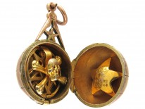 9ct Gold Masonic Globe Pendant