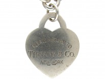 Tiffany Silver Heart Tag Bracelet