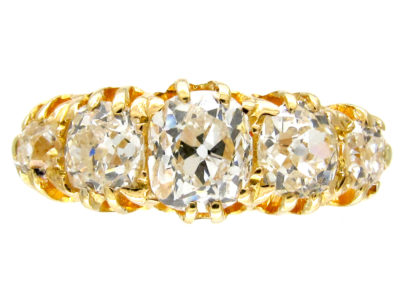 Victorian Five Stone Diamond Ring