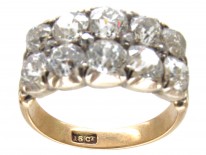 Victorian Double Row Diamond Ring