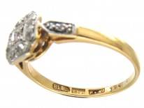 Art Deco 18ct & Platinum & Diamond Ring