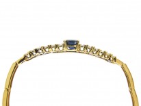 Sapphire & Diamond 18ct Gold Bracelet
