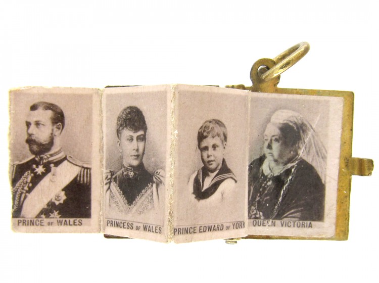 Queen Victoria Book Souvenir Charm