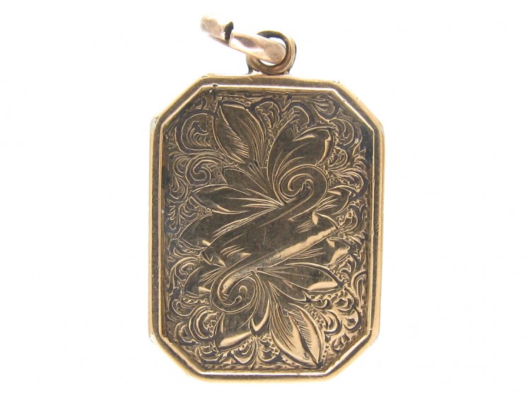 The Lord's Prayer 9ct Gold Victorian Pendant