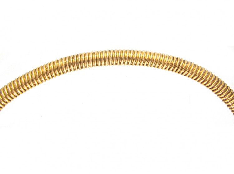 Edwardian 18ct Gold Coil Collar