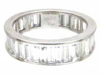 Eternity Ring set with Large Baguette Diamonds