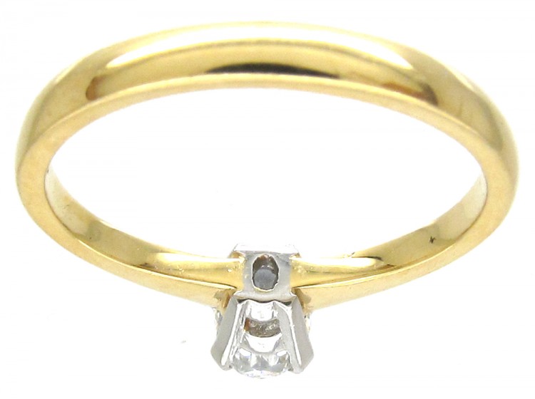 Oval Diamond Solitaire Ring