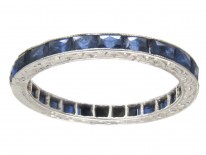 Art Deco Sapphire Eternity Ring