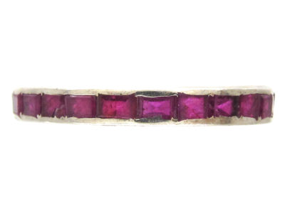 Art Deco Ruby Eternity Ring