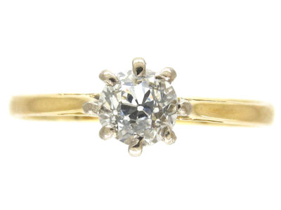 Art Deco Diamond Solitaire Ring