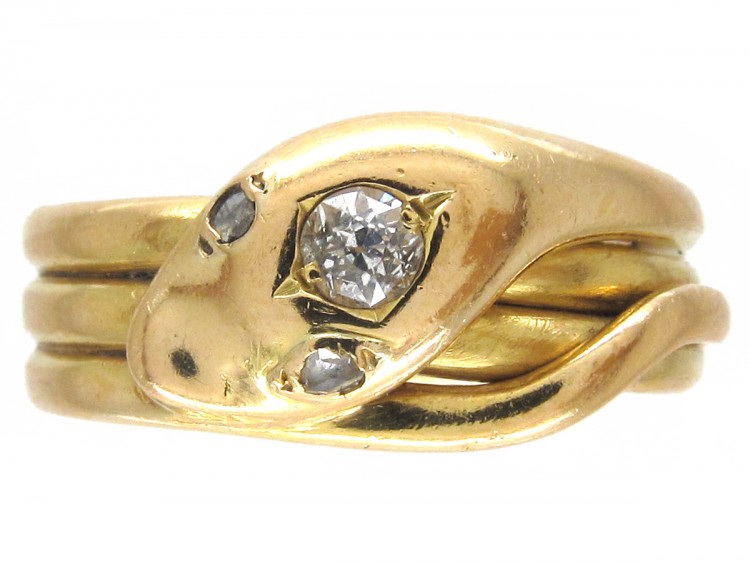Cece Jewellery 18ct Gold Eternal Snake Ring | Liberty