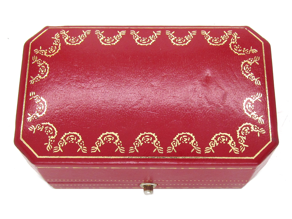 Cartier cufflink clearance box