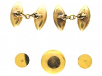 Victorian 18ct Gold Cufflinks & Studs in Original Case