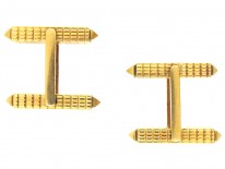 18ct Gold Baton Cufflinks