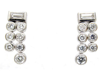 Diamond Drop Earrings by De Beers