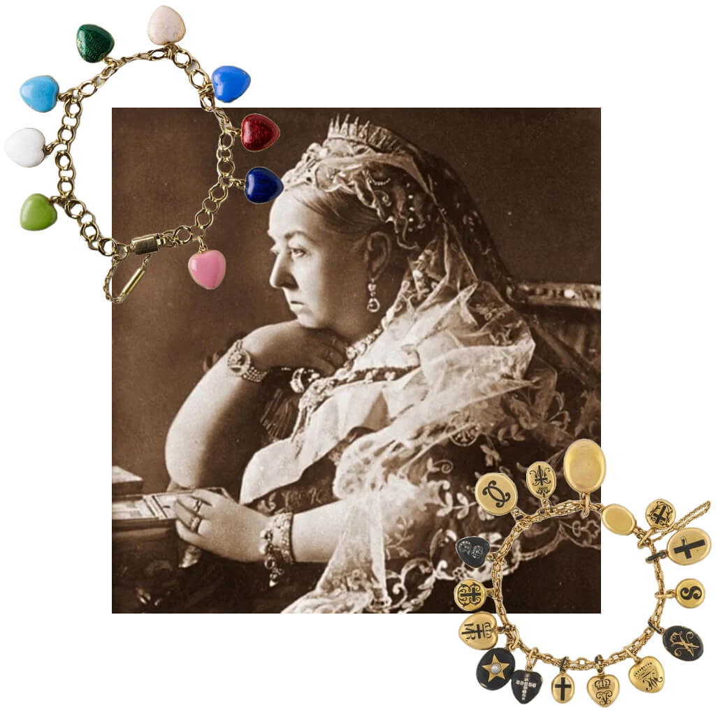 AJC Guide to Charm Jewellery Queen Victoria charm bracelets