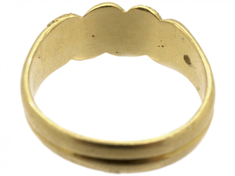18ct Gold Edwardian Scroll Ring