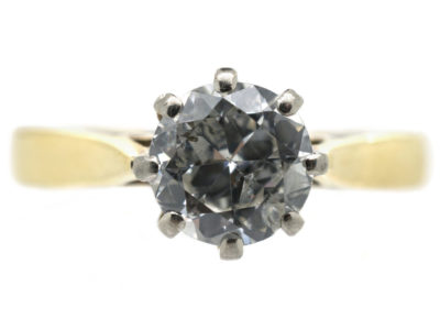 18ct Gold & Diamond Solitaire Ring