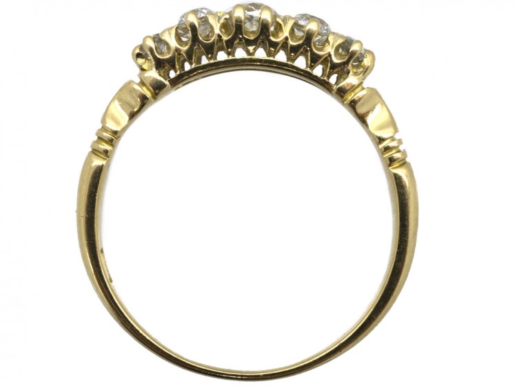 18ct Gold Victorian Five Stone Diamond Ring