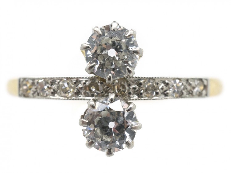 Edwardian Two Stone Diamond Ring