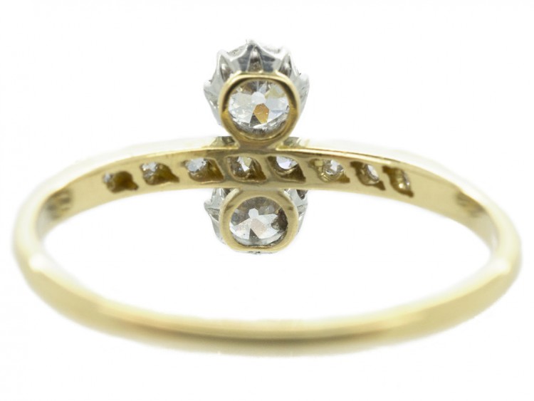 Edwardian Two Stone Diamond Ring