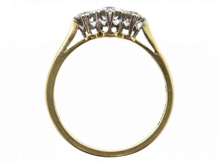 18ct Gold Diamond Three Stone Ring