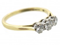 18ct Gold Diamond Three Stone Ring