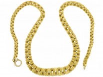 18ct Woven Gold Collar By Allan Gard