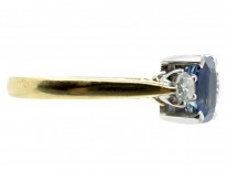 18ct Gold Sapphire & Diamond Ring by Cropp & Farr