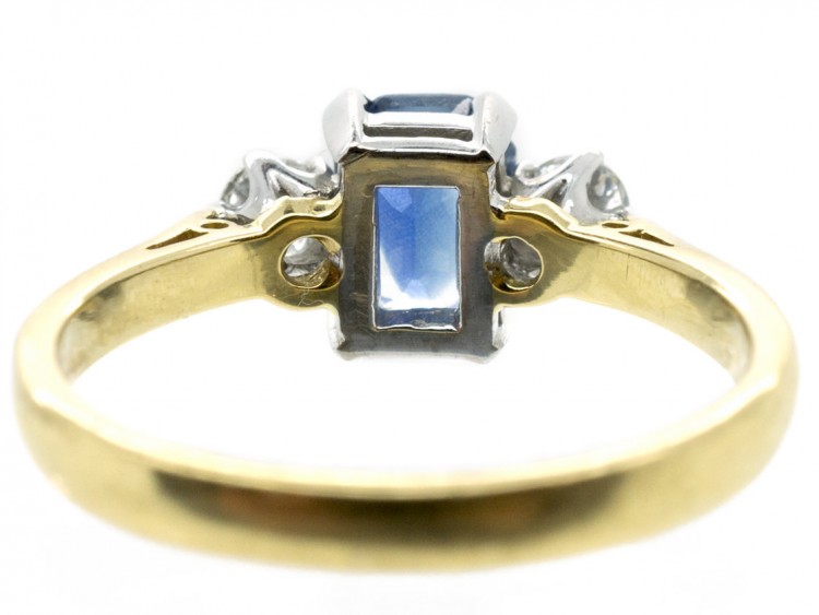 18ct Gold Sapphire & Diamond Ring by Cropp & Farr
