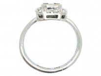 Platinum & Diamond Rectangular Ring
