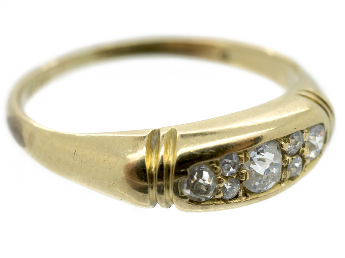 Victorian 18ct Gold & Diamond Ring (239G) | The Antique Jewellery Company