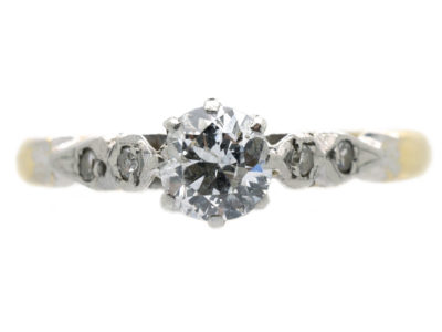 Art Deco Diamond Solitaire Ring