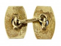 Art Deco 18ct Gold & Platinum Cabochon Sapphire Cufflinks