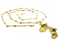 18ct Gold & Diamond 1970s Necklace